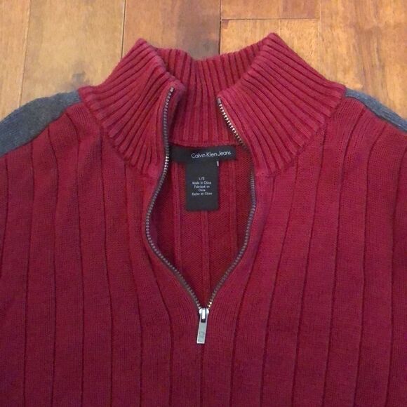Men’s Calvin Klein Jeans Red sweater - Picture 3 of 3